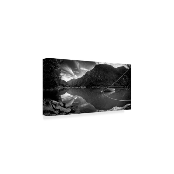 Maciej Duczynski 'Mountain Rustic Norway 13' Canvas Art,12x24